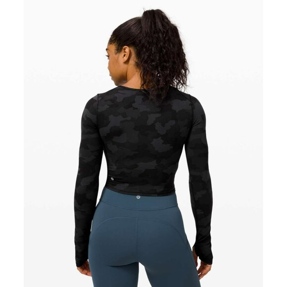 Lululemon Wunder Train Cropped Long Sleeve - Picture 4 of 5
